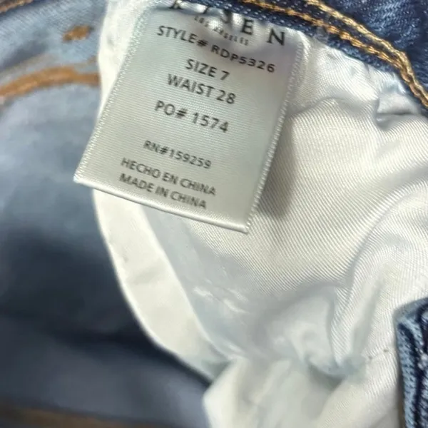 Risen‎ Jeans Size 7/28 - Image 6