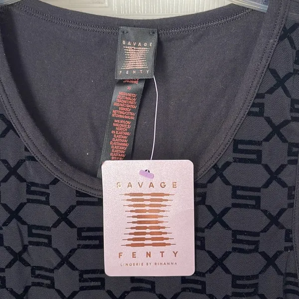 Savage X Fenty Lingerie by Rihanna sheer tank top NWT - Image 2