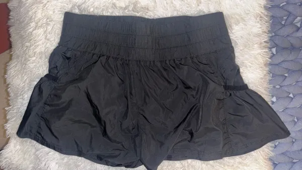 Free People Get Your Flirt On Shorts Black - Image 3
