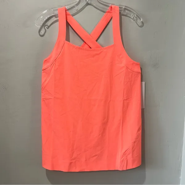 New Athleta Arrival Tank Sunset Glow Size Small Camisole Arrival Coral‎ Orange - Image 5