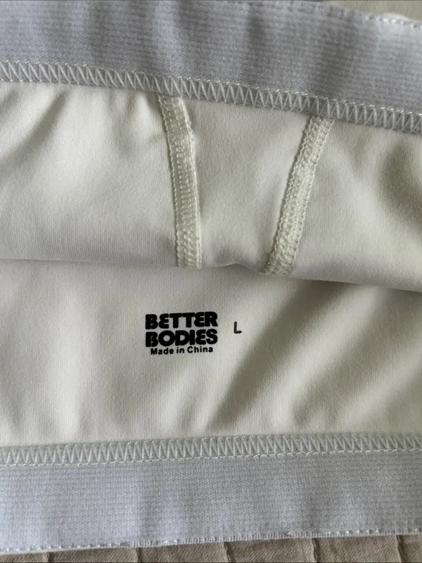 Better bodies, bandeau sport bra white large - Image 5