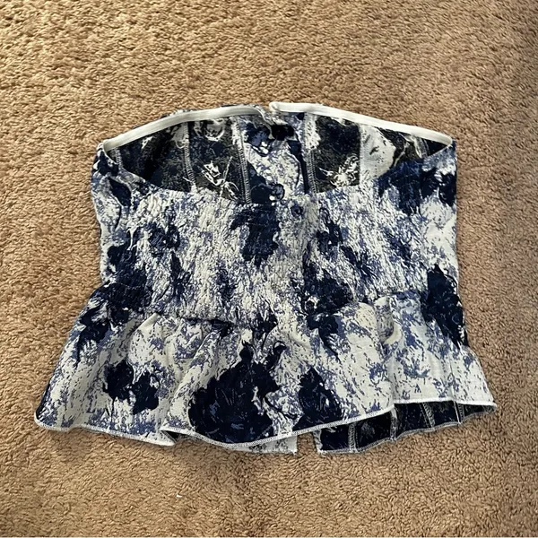 Lulus Poplin Strapless Top - Image 5