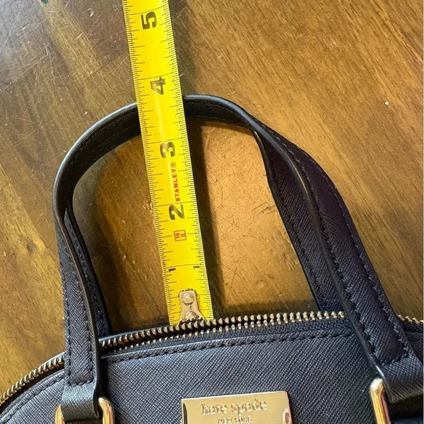 Kate Spade Black Small Handbag Domed-Flawed - Image 9