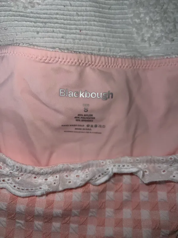 Blackbough Pink Ghingam Bottoms  - Image 2