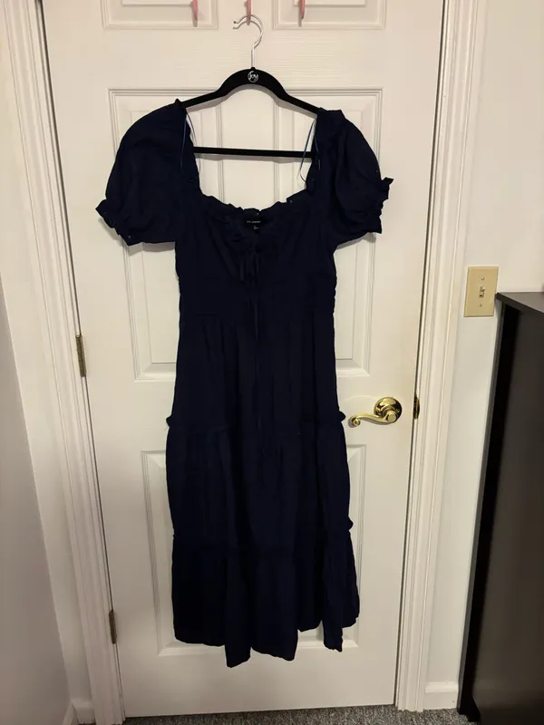 blue dress Size L - Image 3