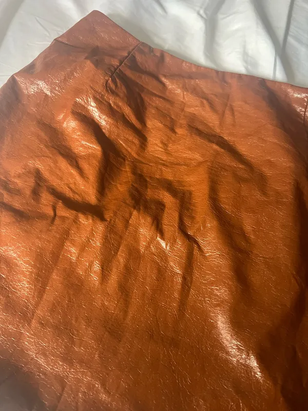 Cotton On Leather Skirt - Image 4