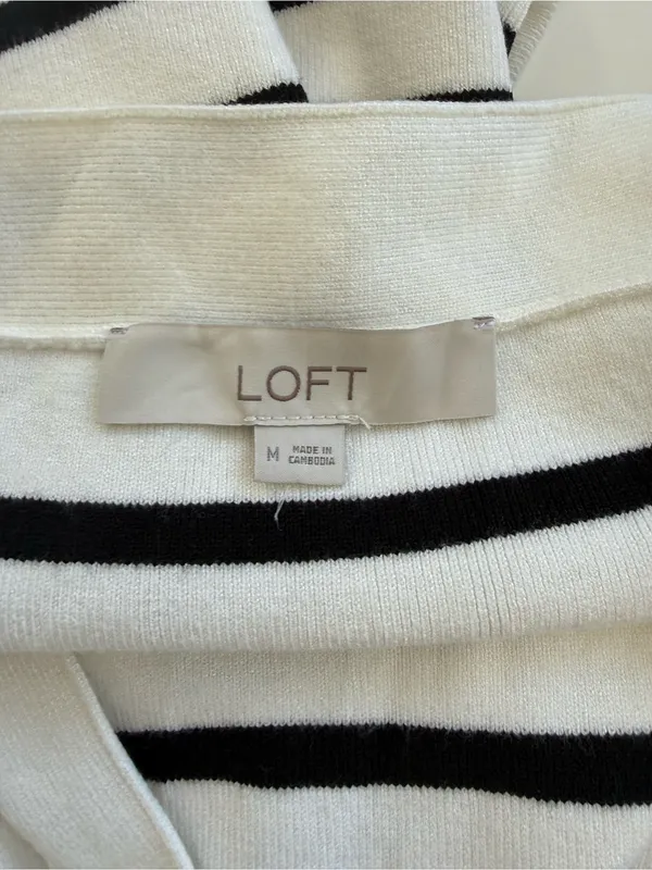 LOFT Knit Midi Dress Size Medium - Image 4