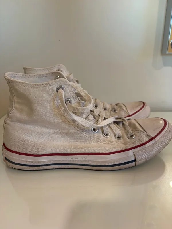 White Converse High-Top - Image 3