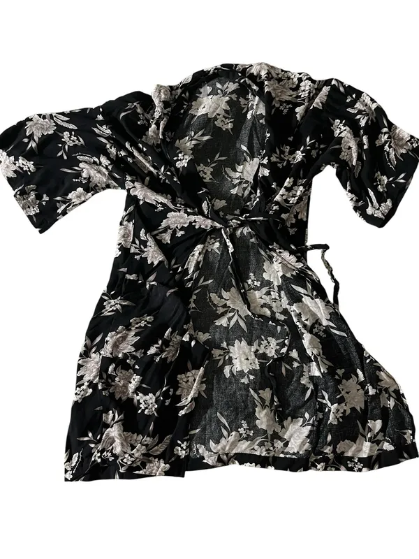 Spiritual Gangster Floral Kimono Robe - Image 3