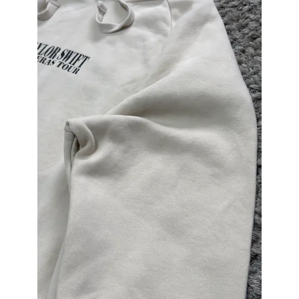 Taylor Swift Official The Eras Tour Sweatshirt Hoodie Adult Size XL Unisex Cream - Image 8