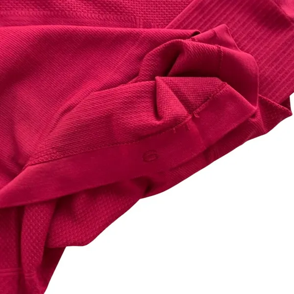 Lululemon Swiftly Tech Long Sleeve Crew 6 ORIGINAL Fit Ruby Dark Red Gym Run - Image 4