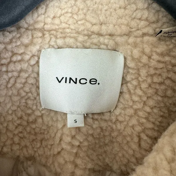 Vince Women's Button Front Sherpa Jacket Size S - Image 3