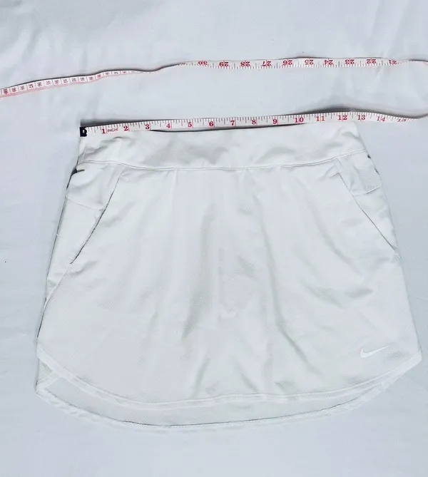 Nike Dri Fit Courtside White Tennis Skirt/Skort - M - Image 12