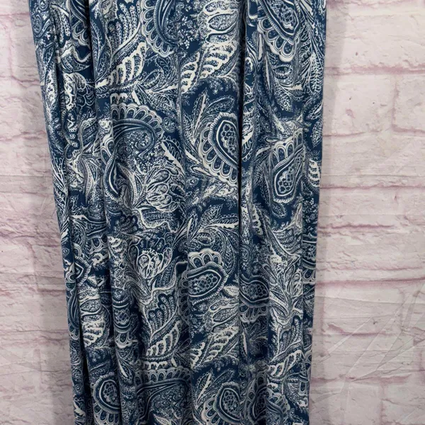 Misimu Small Maternity Blue Paisley Maxi Dress - Image 9