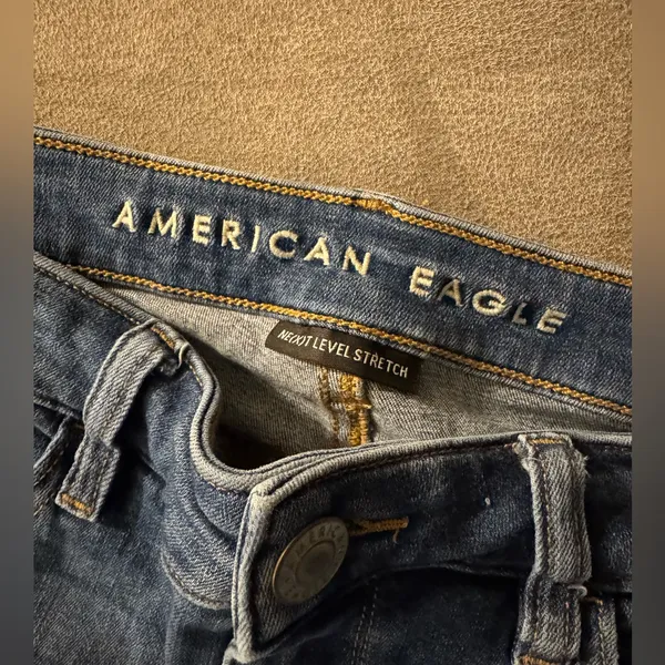 American Eagle next level stretch denim jegging jeans size 0 short - Image 2