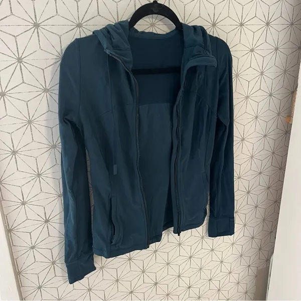 Lululemon Nulu Teal Hoodie *broken zipper - Image 2