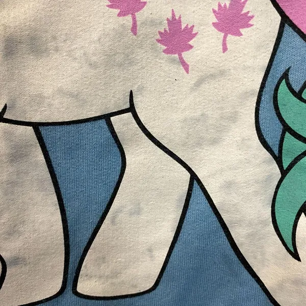 My Little Pony G1 Unicorn Hasbro Animated Series Crewneck XS - Image 5