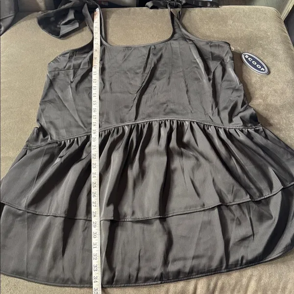 Women’s Black Scoop Bow Mini Dress Size XXL 20 NEW - Image 8