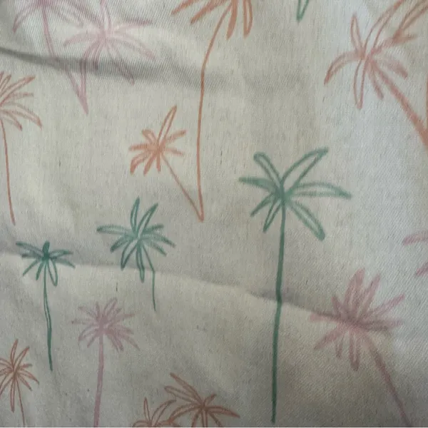 NWOT: Gorjana Palm Tree Print Canvas Tote Bag - Image 6