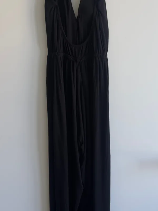 Rachel Pally Revolve Exclusive Black Modal Halter Wide Leg Jumpsuit XS - Image 6