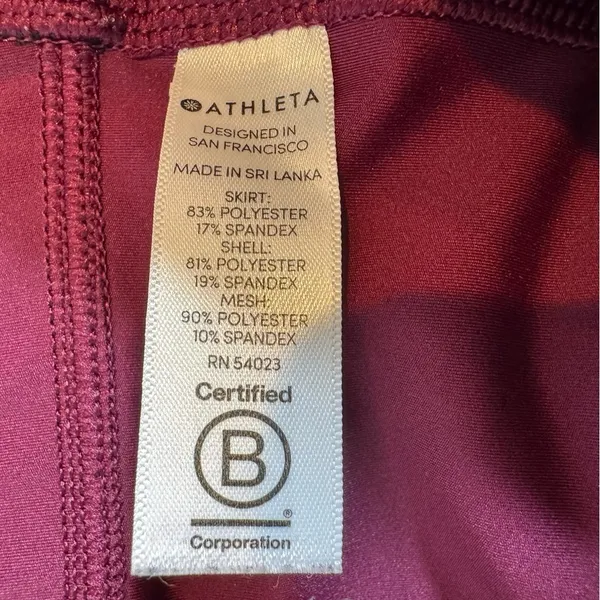 Athleta Momentum Skort Beach Plum Activewear Size XS - Image 8