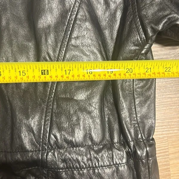 Wilsons Leather Women's Thinsulate‎ Hooded Parka Jacket black size Small 90s - Image 7
