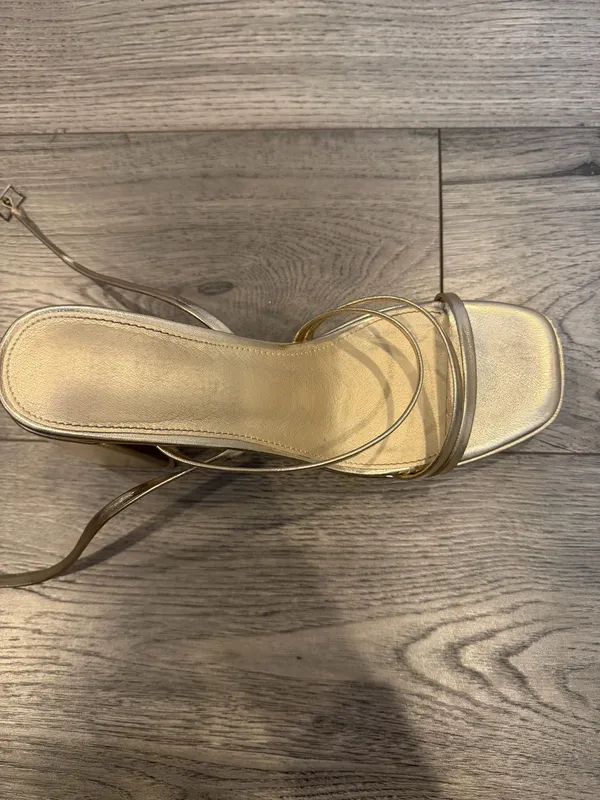 Soda Gold Platform Wedges - Image 2