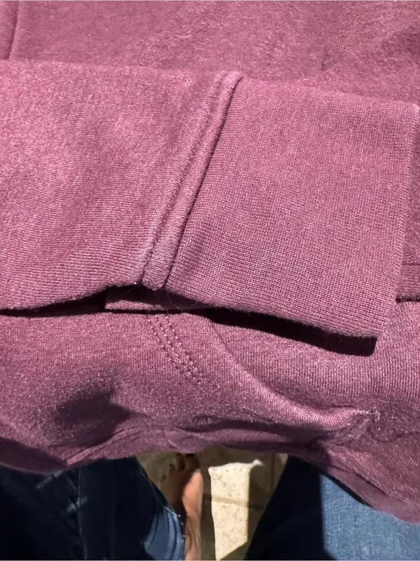 Carhartt Zip Hoodie in Plum - Image 4