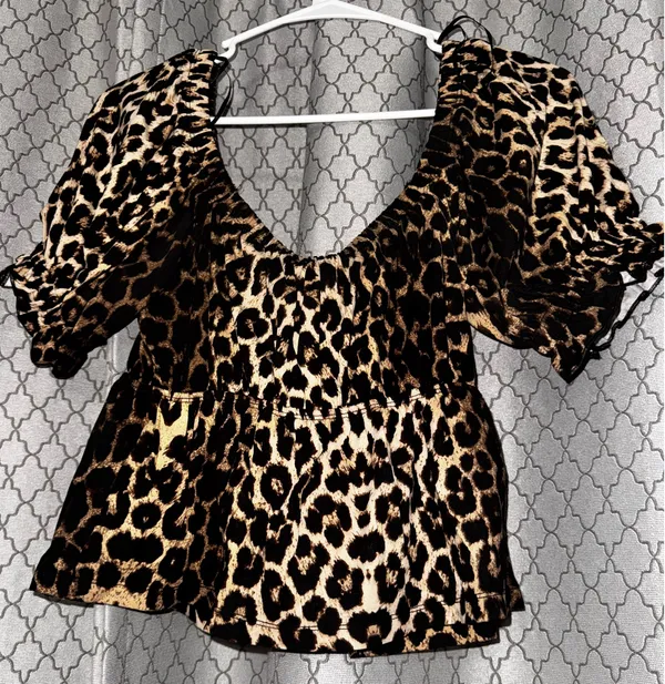 Magnolia by together animal print babydoll top - Image 2