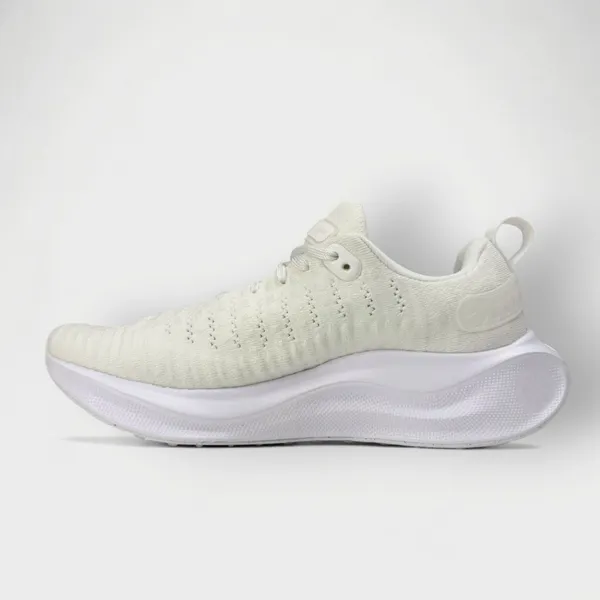 Nike React Infinity Run Flyknit 4 Wide Women’s 7 White FN0880-101 Running Shoe - Image 2