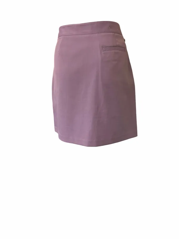 Lavender Button Pocket Mini Skirt Purple Size XS - Image 2