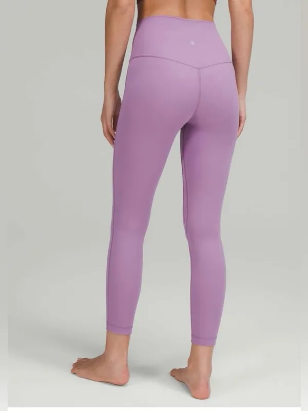 Lululemon Align High-Rise Pant 25" Wisteria Purple W5DKZS size 6 - Image 2