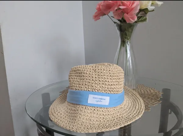 Dolce and Gabbana straw hat - Image 4