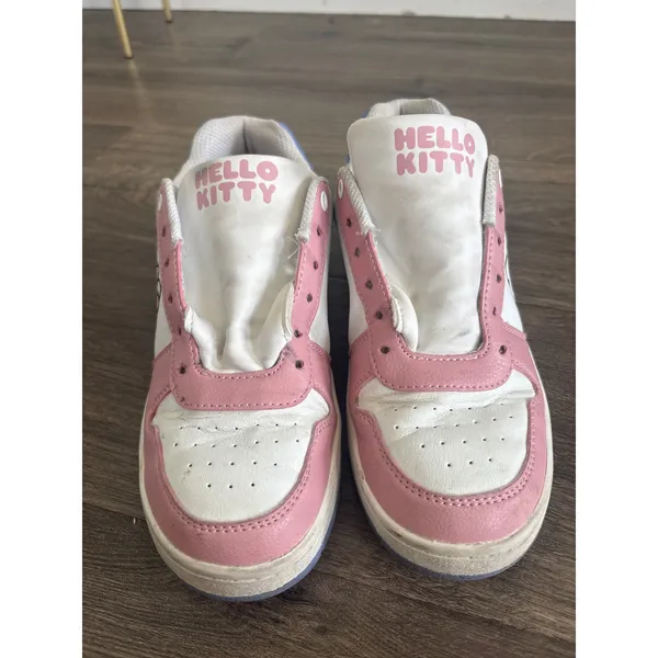 Hello Kitty Sanrio Pink White Blue Low Top Sneakers WMHK25BB019 Womens Size 8 - Image 2