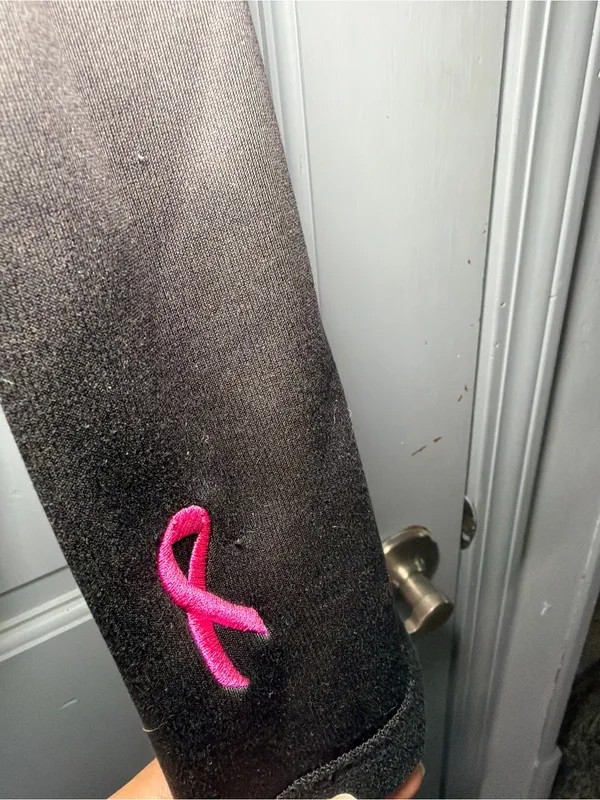 The North Face Black Utility Full-Zip Jacket with Pink Logo - Image 4