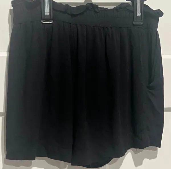 Ambiance Apparel PAPERBAG WAIST SHORTS BLACK SIZE M - Image 6