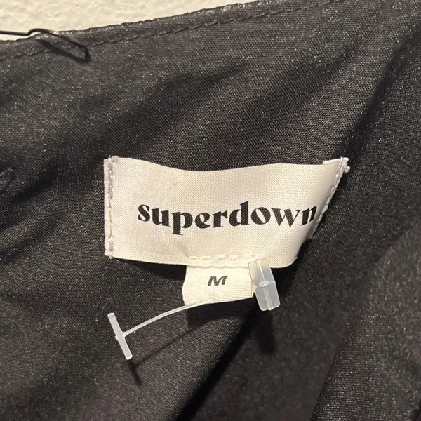 Superdown Black Sleeveless Mini Dress - size Medium - Image 4