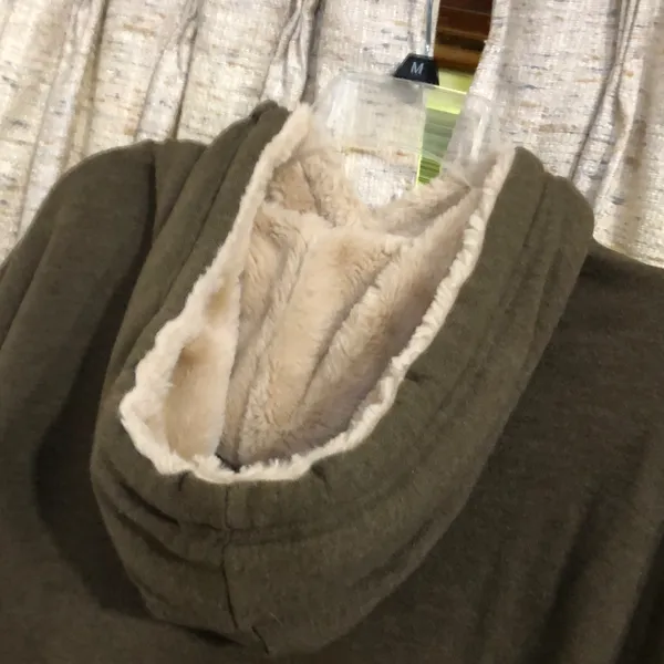 Aerie Faux Fur Lined Hood Oversized Sweatshirt Hoodie - Image 7