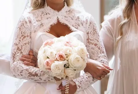 Bridal Bolero White - Image 2