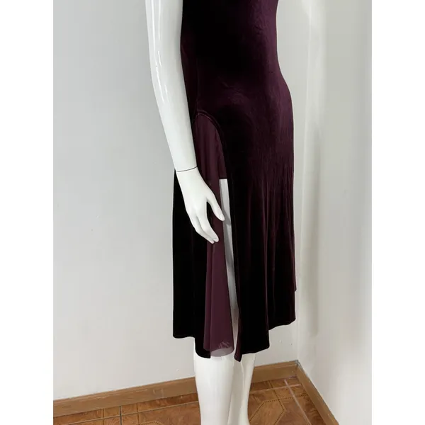 Weissman Adult Small Velvet Dance Costume Leotard Dress Ballet Aerial Skating - Image 5