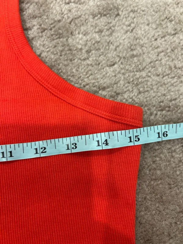 Alo Yoga Aspire Tank Bright Red Small - Image 6