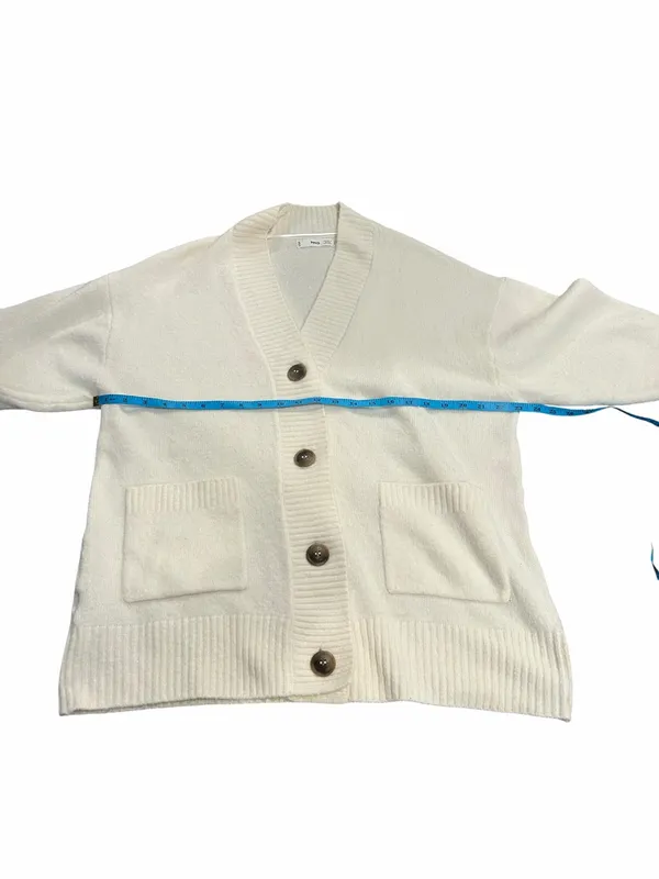 MNG oversized cream cardigan Size XS - Image 2