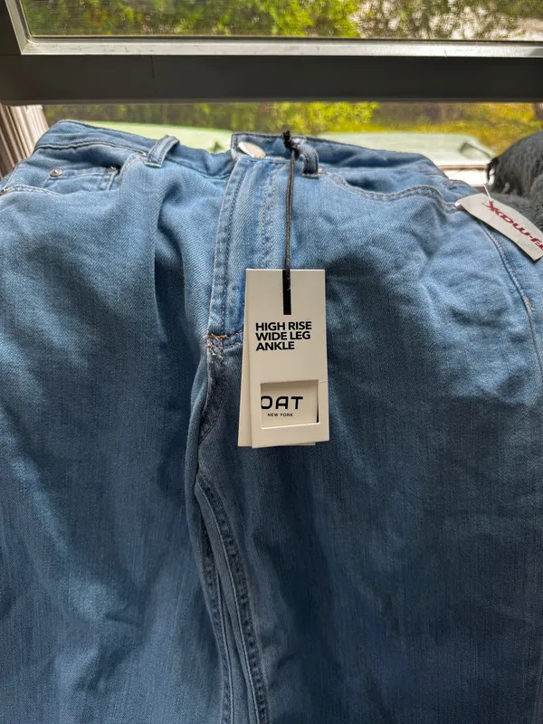 OAT wide leg jean Blue Size 2 - Image 2