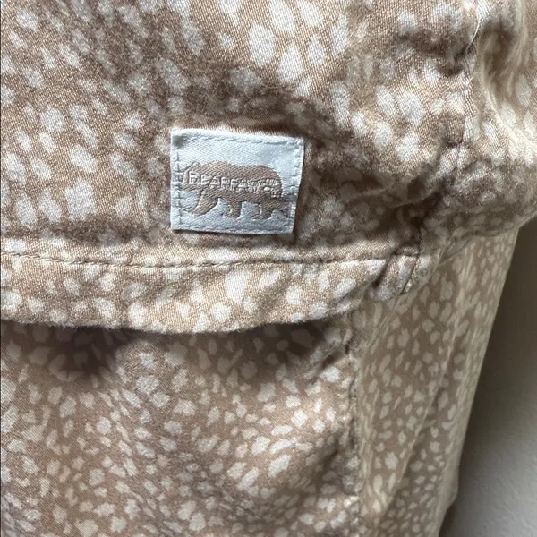 BearPaw 2 piece pajama set button up shorts woman size XL - Image 2
