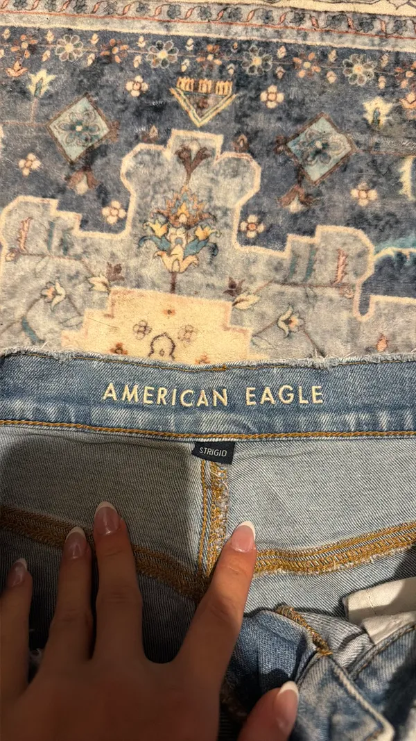 American Eagle Jean Shorts High-Rise strigid - Image 4