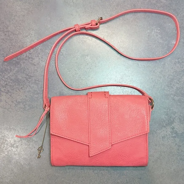 Universal Threads Ring Handle Envelope Convertible Crossbody | Coral Pink NWOT - Image 2