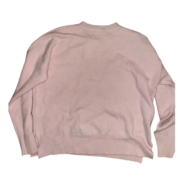 Le Lis soft pink "BRIDE" sweater size medium - Image 4