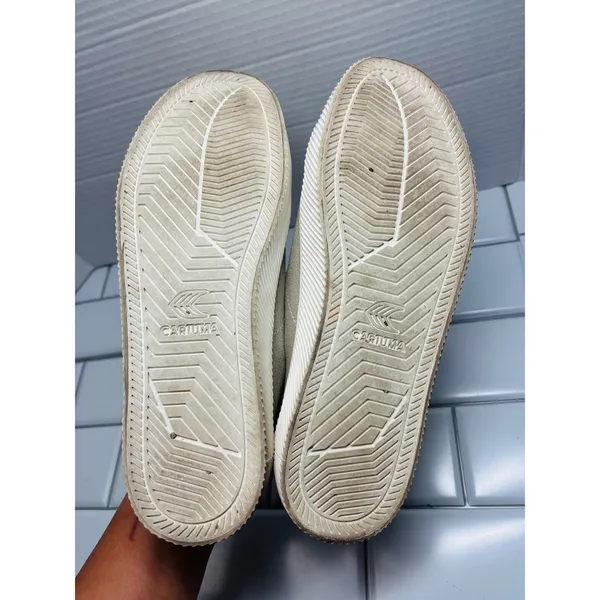 Cariuma x Pantone OCA Low Sneaker Womens 8.5 Men's 7 Plaza Taupe Canvas Shoes - Image 11