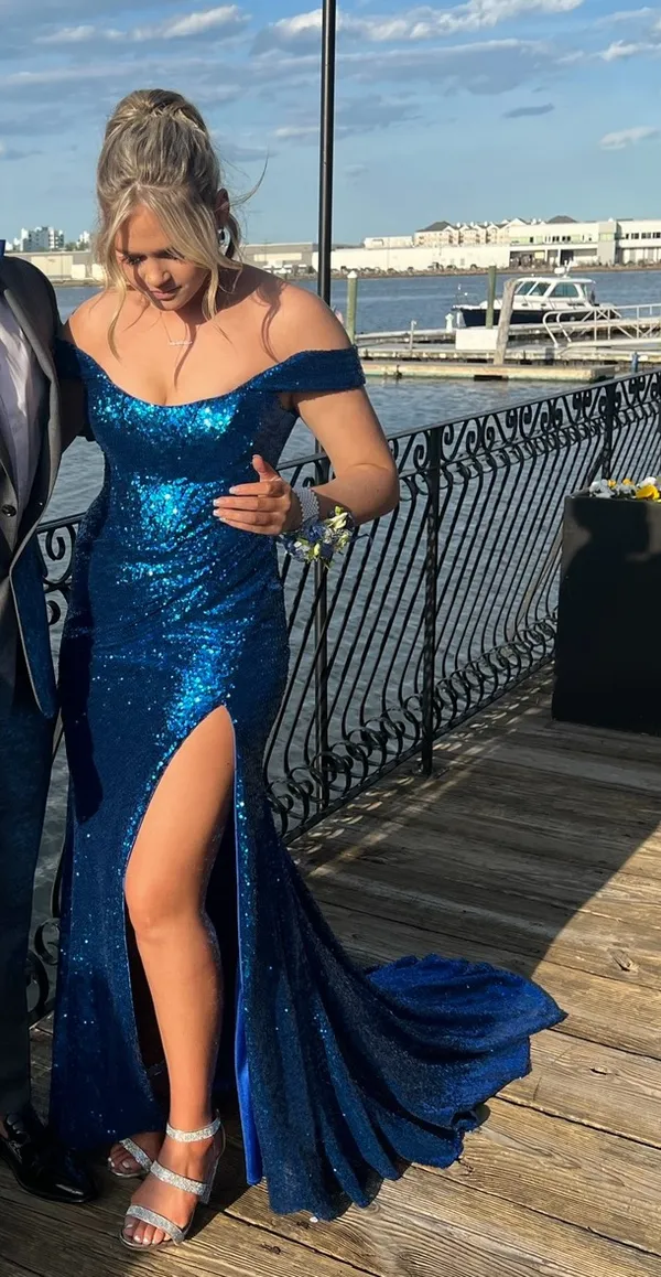 Blue Prom Dress - Image 8