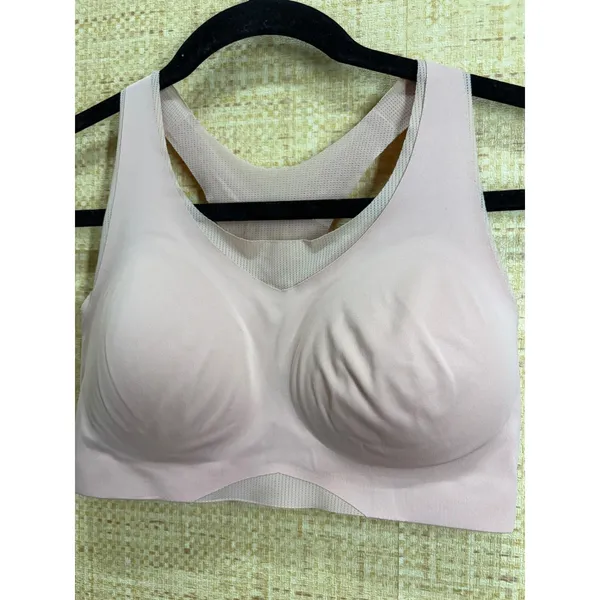 Soma Bliss Breathe Racerback Sport Bra Pink Mesh Size M - Image 2